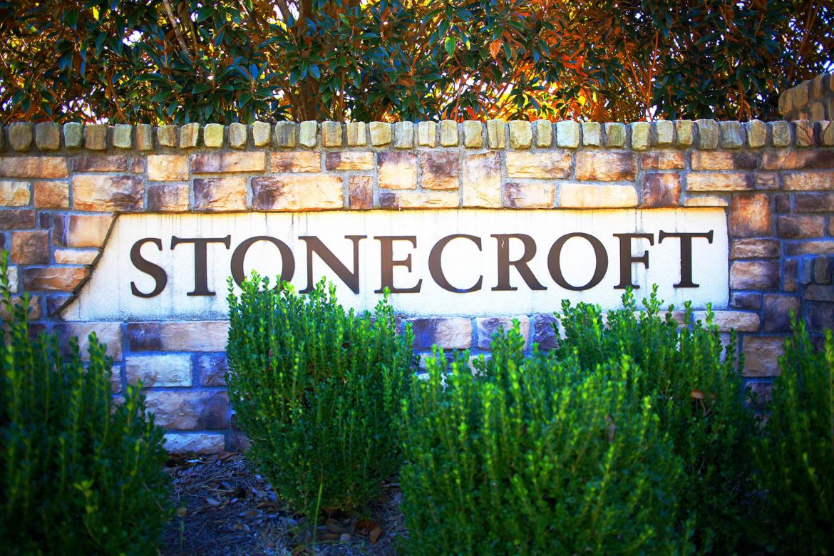 Stonecroft neighborhood sign